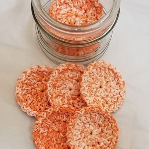 Crochet reusable face scrubbies